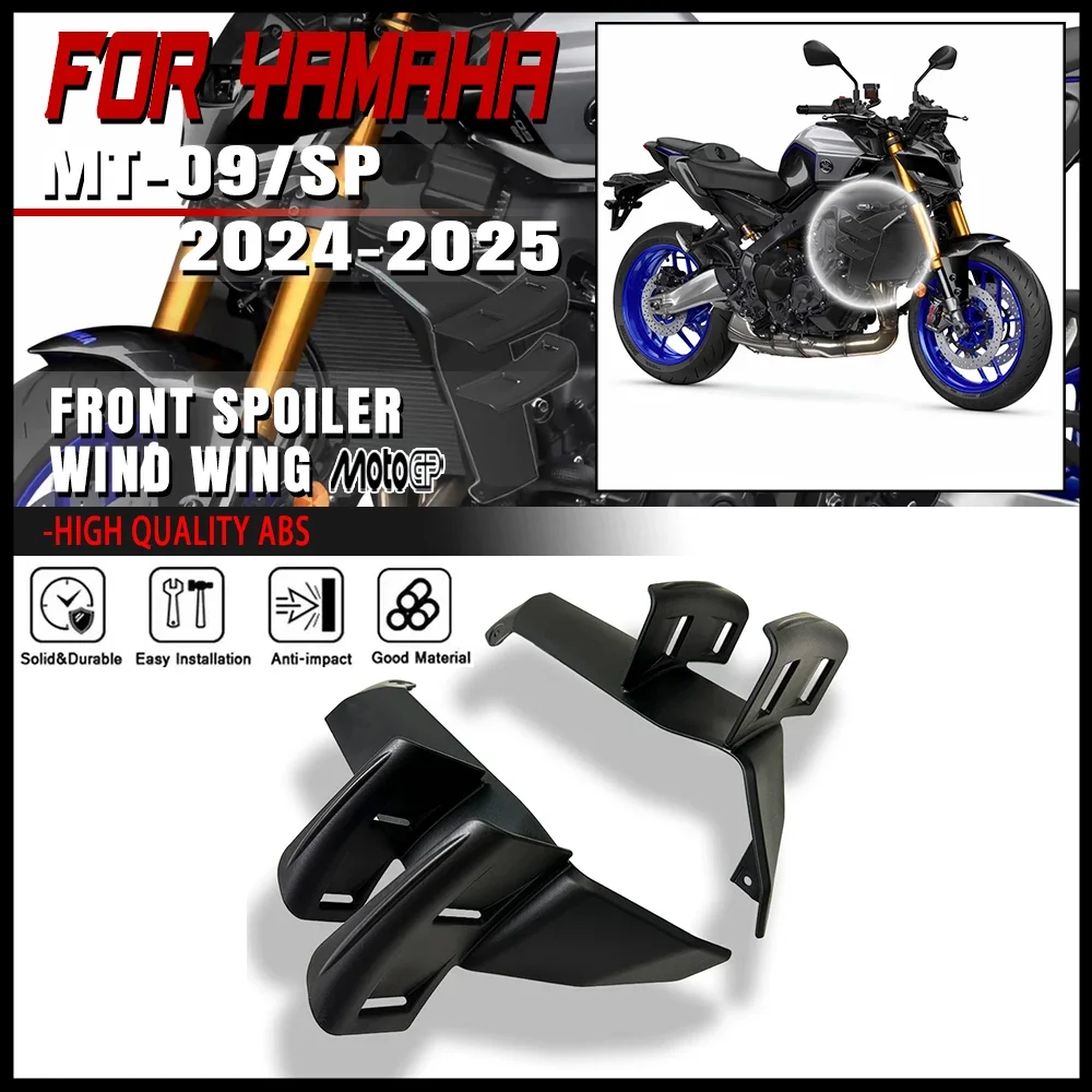 For YAMAHA MT-09 / SP 2024 2025 Front Spoiler Lower Spoiler Flank MT09 GEN 4 2024-2025 Side Wing Side Spoiler FRONTAL SPOILERS