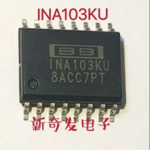 INA103KU Instrument Amplifier INA103 Instrument Amplifier, Package SOP-16 New Original