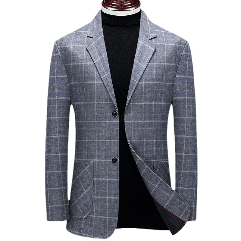 Boutique Fashion Comfortable Business Fashion Men Casual Korean Style British Style Dress Wedding Single Western Jacket Suit