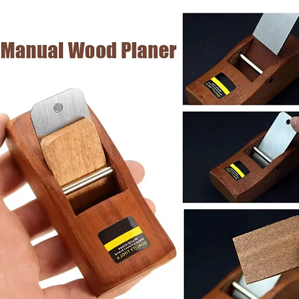 Home Garden Mini Woodworking Flat Plane Wooden Hand Planer Trimming plane Carpenter Woodcraft DIY Tool Wood Planer