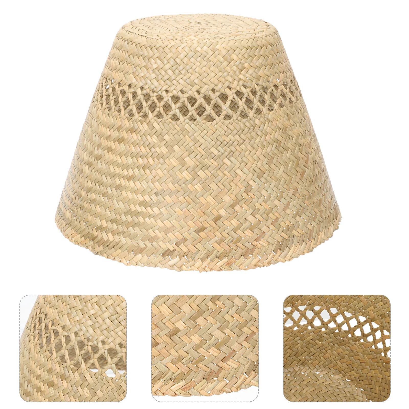 

Lantern Shade Living Room Decoration Woven Light Fixture Lamps Shades for Bamboo Wicker Lampshade Artistic Chandelier