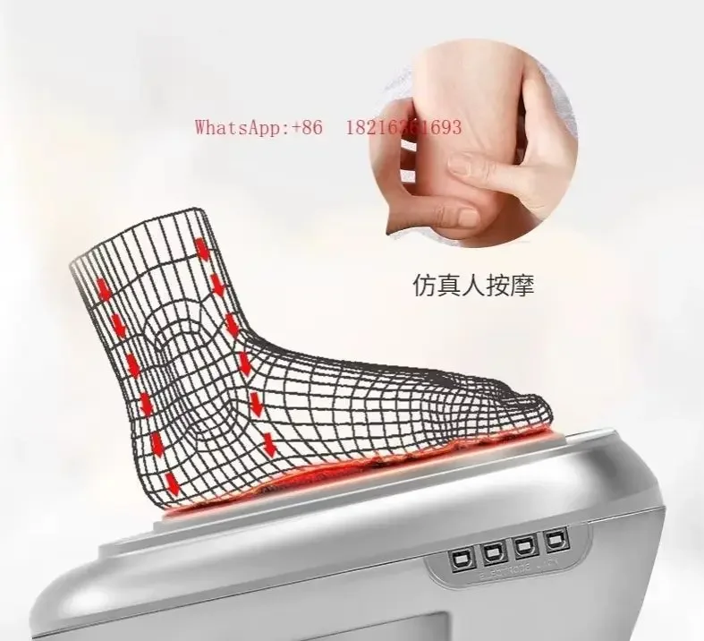 NEW2026 Foot Physiotherapy Apparatus Foot Massage Household Foot Electric Kneading Pulse Temperature Heat Compress
