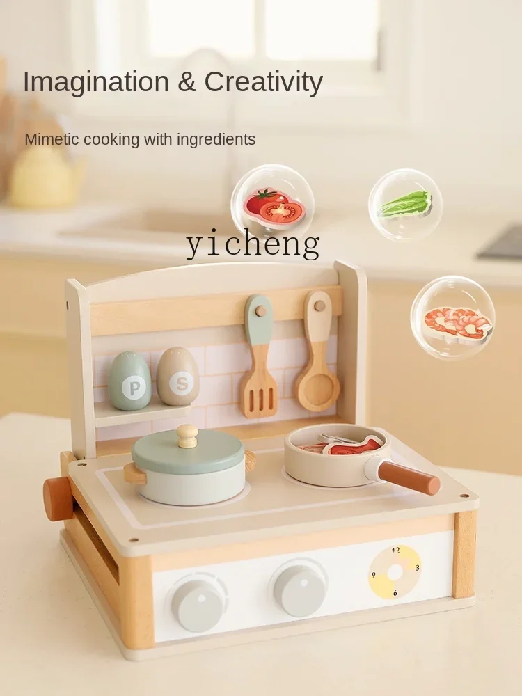 Tqh Baby Desktop Cucina Vestito Simulazione Utensili da cucina Bambini Giocano a casa Giocattoli Regalo di compleanno