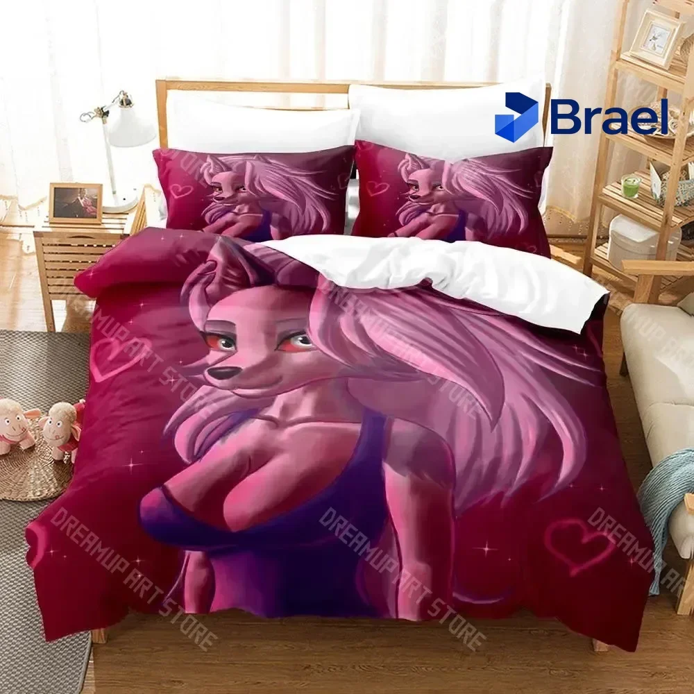 Exquisite 3D Print Loona Boss Bedding Set Single Twin Full Queen King Size Bed Set Adult Kid Bedroom Duvetcover Sets