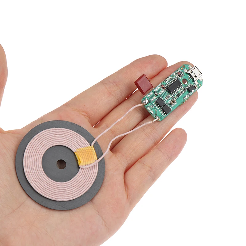 Transmitter Module Coil Circuit Board 10W/15W Type-c Qi Fast Charging Wireless Charger PCBA DIY Standard Accessories