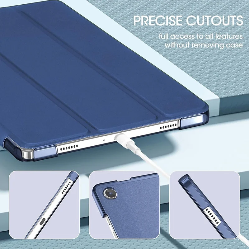 Für Galaxy Tab A9 A9+ 8,7 11 Zoll Hülle Dreifach Faltbare PC-Hartschale Magnetischer Ständer Schlanke Abdeckung – Detail 8
