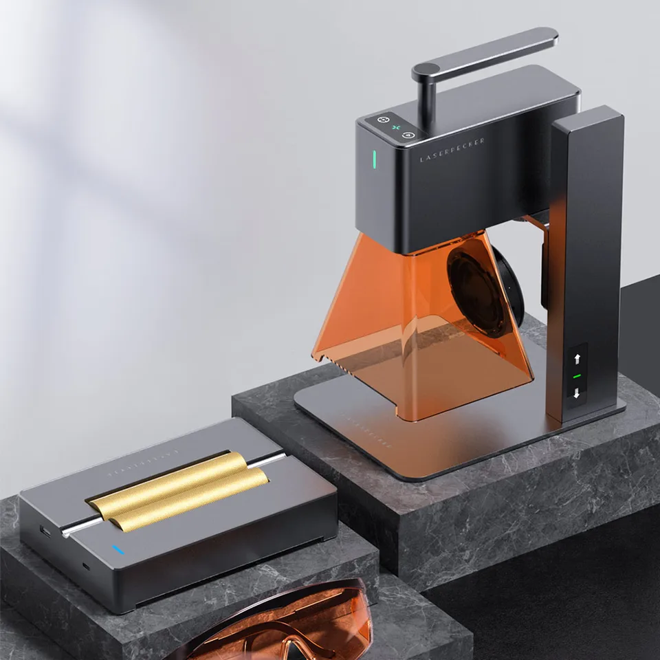 ポータブルレーザー彫刻機,LaserPecker-LP2プロ,使いやすく,高速
