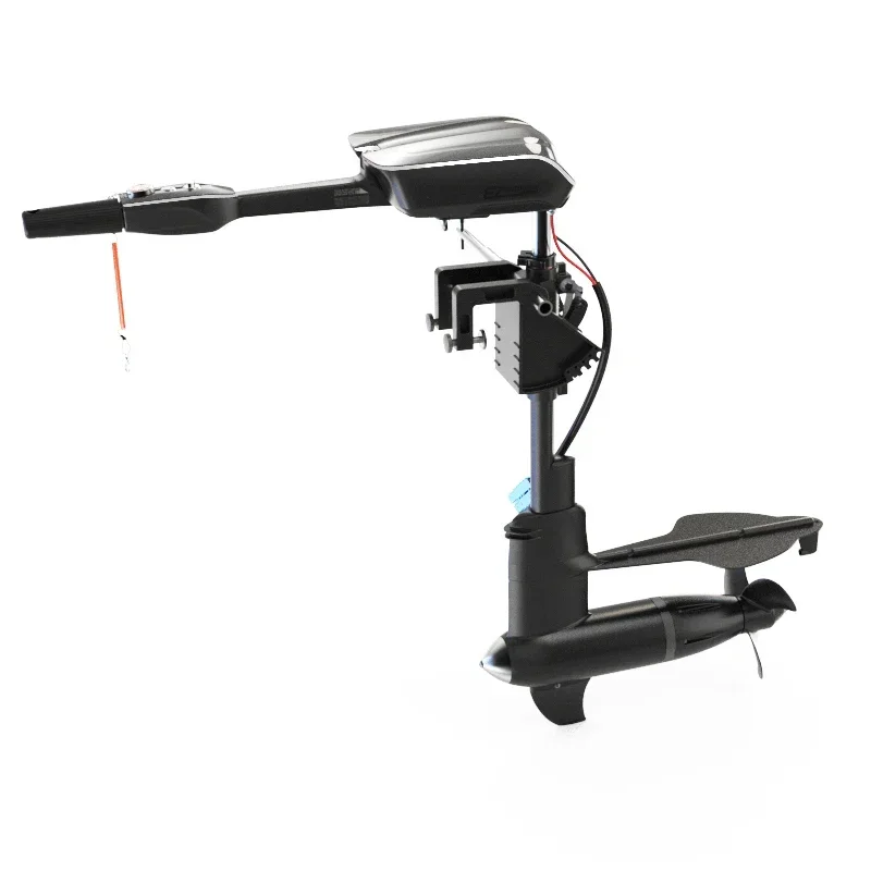 20HP 48V Electric Outboard Motor Tiller/Remote Control Tilting Manual Boat Engine with 3-speed Modes for Fishboat