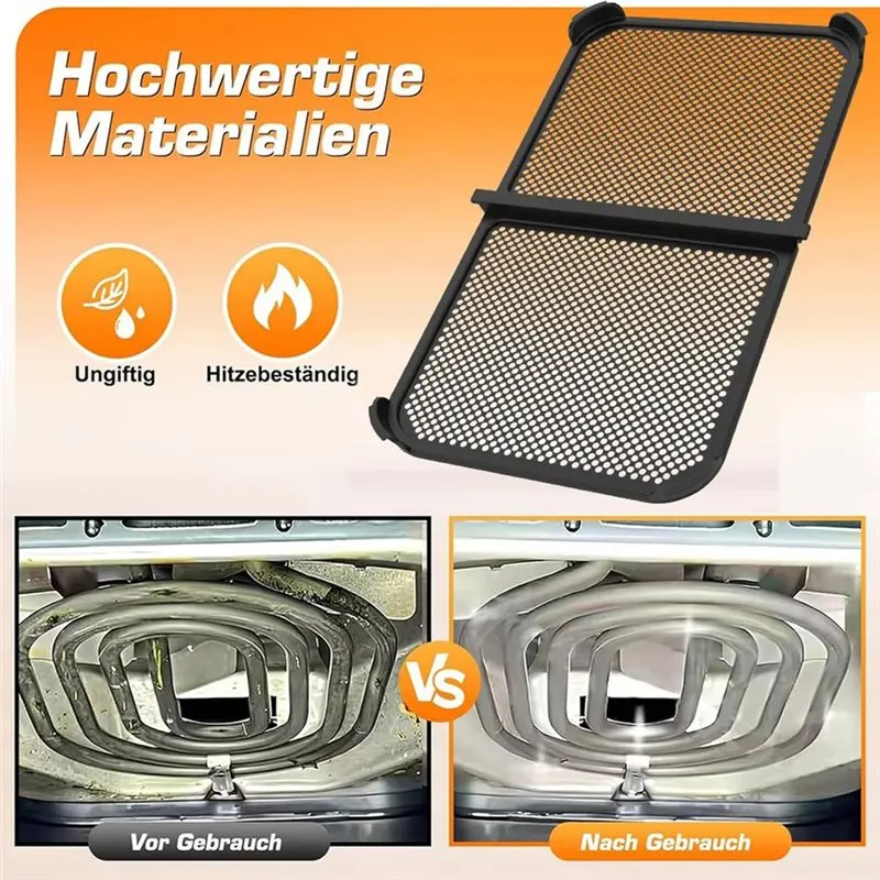 

LNHF For Ninja AF500 Air Fryer 2Nd Generation Air Fryer Splatter Guard Heat Resistant Reusable Foldable Oil Silicone Splatter Sh