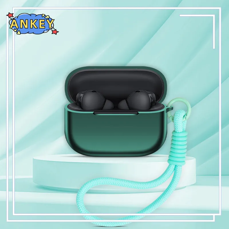 حافظات لهاتف هواوي FreeBuds SE 4 ANC من السيليكون مع غطاء سماعة أذن لاسلكي مقاوم للصدمات مع حبل من النايلون