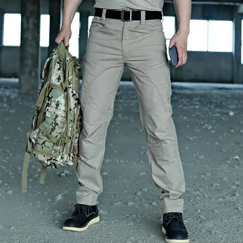 Military Tactical Pants Men Waterproof Trousers Casual Cargo Pants Wear-resistant Multi-pocket Outdoor Workwear Trouser Male