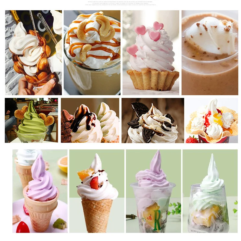 Máquina de helado pequeña, máquina comercial para hacer helados, Mini máquina de helado de un sabor
