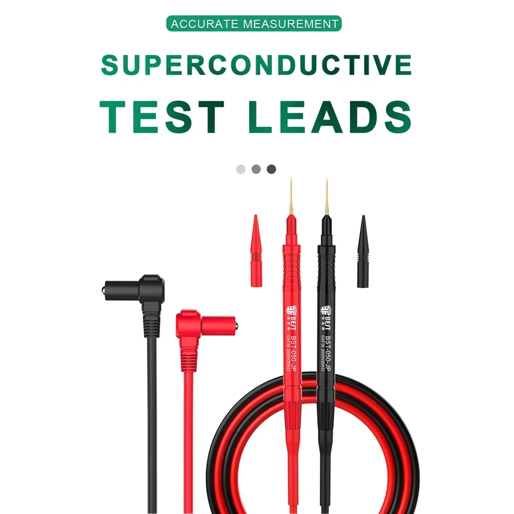 BST 050 JP Super conducting Multimeter Probe for Digital Multimeter Current Voltage Needle Tip Test Lead Wire Pen Cable Tools