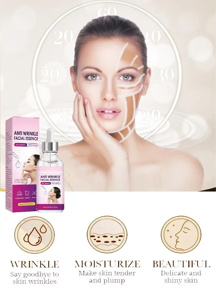 

Anti Wrinkle Serum Effective Remove Facial Wrinkles Refines the skin surface tighten Remover Dark Spot Enhances Skin Elasticity