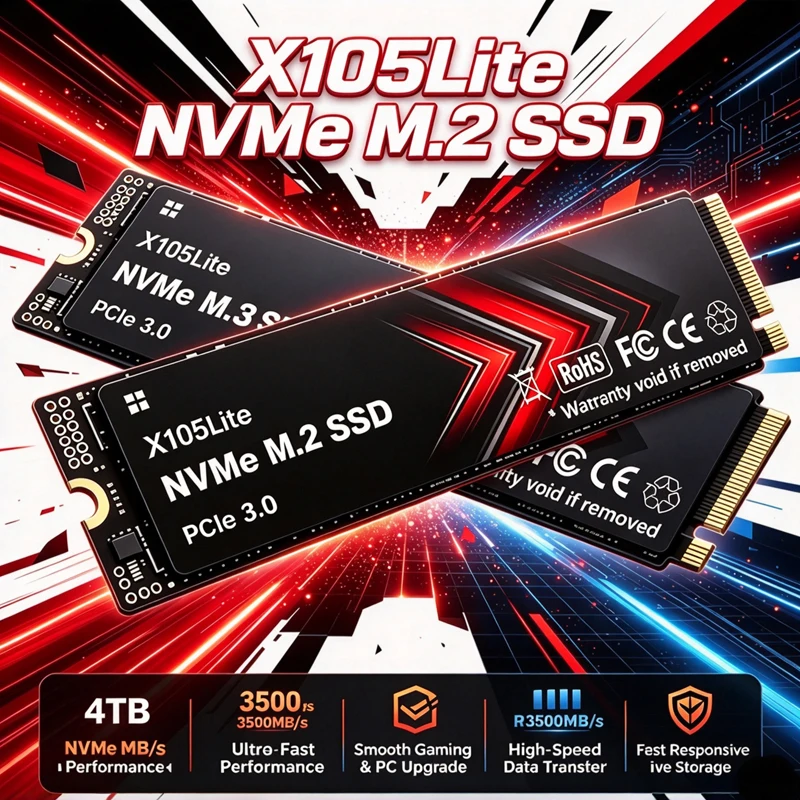 Ssd 500Gb - X105Lite M.2 2280 PCIe3.0 NVMe SSD,