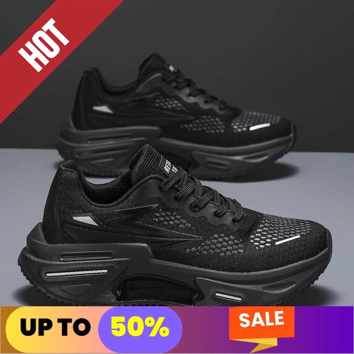 مهنة اللياقة البدنية الاحذية ماراثون الرجال الرياضية حجم كبير 47 48 خفيفة الوزن المرأة مريحة رياضية عدم الانزلاق أحذية رياضية #3