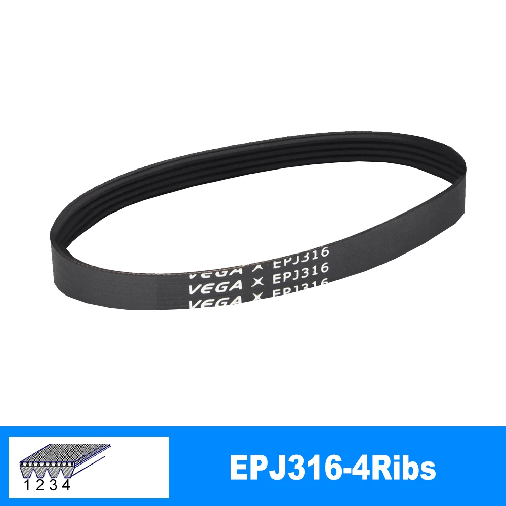 Courroie Trapézoïdale EPJ314 6 Nervures - Lot De 2 Pièces Pour Modèles De Bricolage