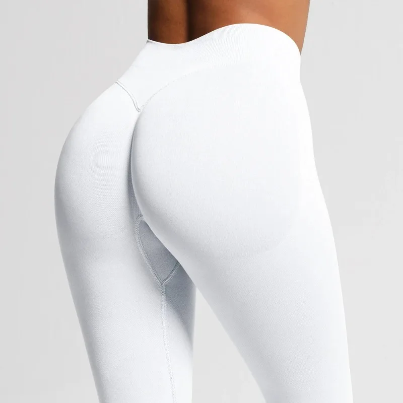 Seamless Fitness Pants Women's High Waist Yoga Leggings  High Stretchy Butt Lifting Breathable Sports Tights Women Gym Leggings