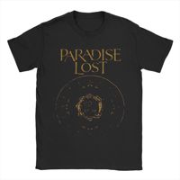 Paradise Lost Band Art Men T Shirts Novelty Tee Shirt Short Sleeve Round Neck T-Shirt 100% Cotton Adult Clothing