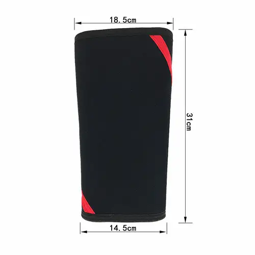 Imagen 2 del producto Nueva rodilla de neopreno para levantamiento de Anime Fitness, soporte duro para rodilla para levantamiento de pesas, rodillera de compresión para levantamiento de pesas