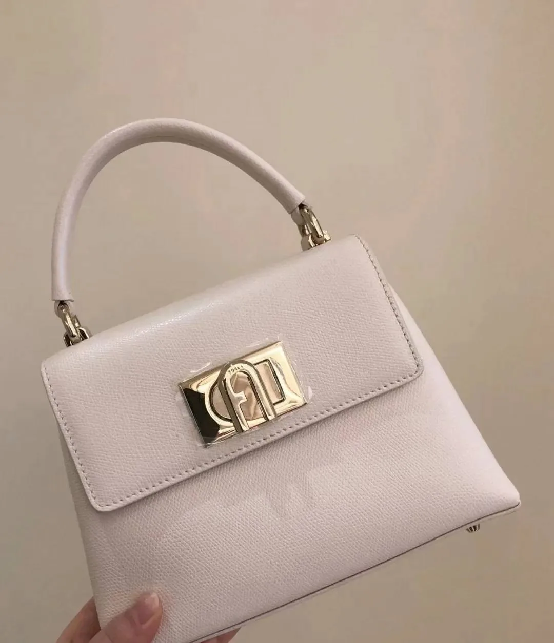 

Faionable Cowhide Leather Handbag oulder Bag Crossbody Bag Women's Bag Casual Simple Sle Daily Use Lo Bule Closure