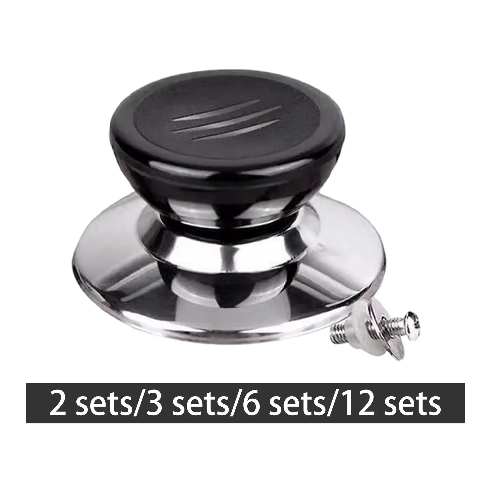 Generic Pot Lid Knob Heat Resistant Grip Ergonomic Handle Cap Universal Replacement for Pans Kitchenware with