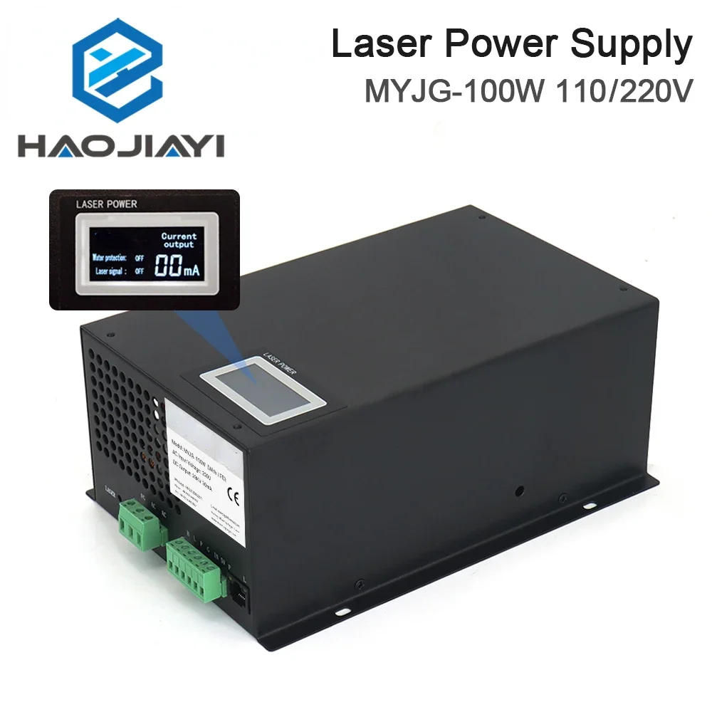 

MYJG-100W 80-100W CO2 Laser Power Supply Category for CO2 Laser Engraving and Cutting Machine