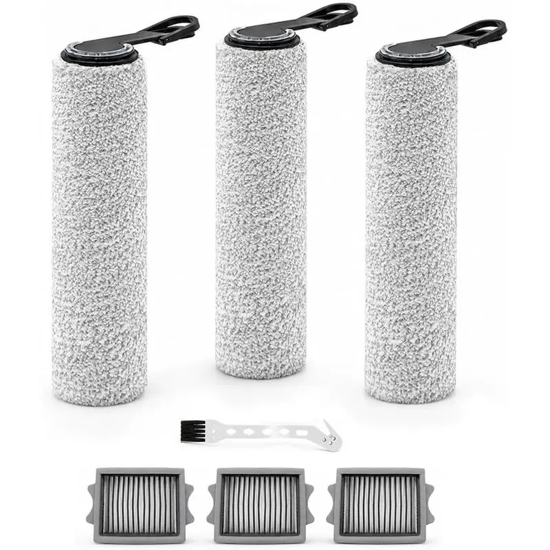 Brosse à rouleau et filtres de remplacement pour aspirateur Tineco Floor ONE, modèle A84G.