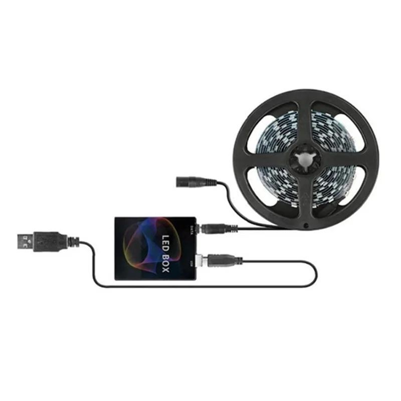 AK25-5V USB مصباح ليد قطاع للإضاءة تحت الخزانة ضوء تحت السرير إضاءة خلفية للتلفاز غرفة نوم المنزل لتقوم بها بنفسك الإضاءة الاتحاد الأوروبي التوصيل