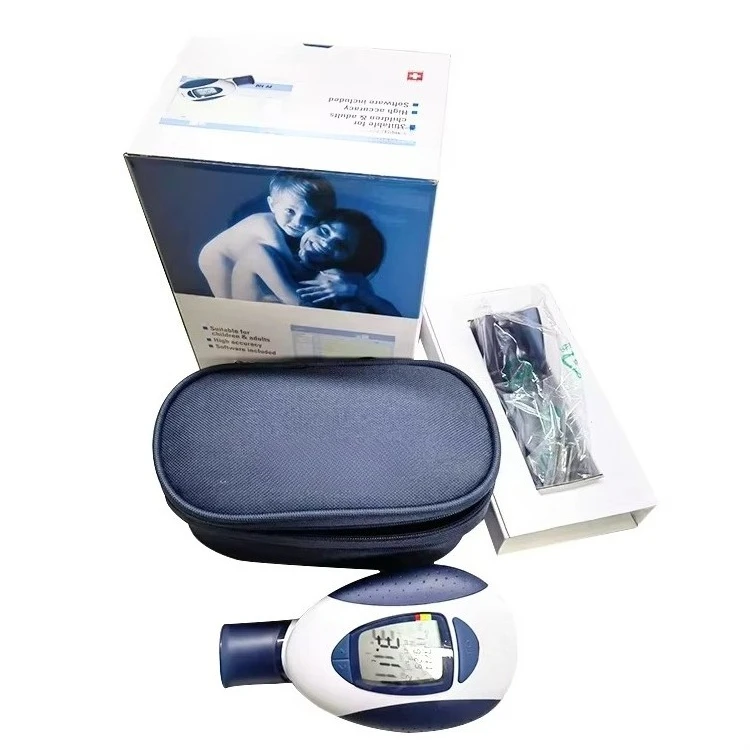 Hot Sale PF 100 Respiratory Trainer Portable Digital Peak Flowmeter Pulmonary Function MonitorS