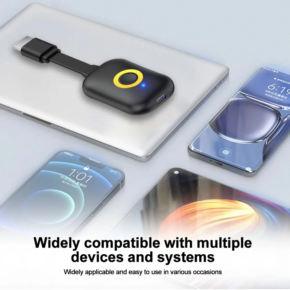 Mirascreen-receptor Dongle de TV para IOS, Android, 4K, HDMI, 2,4G/5G, WiFi, pantalla inalámbrica