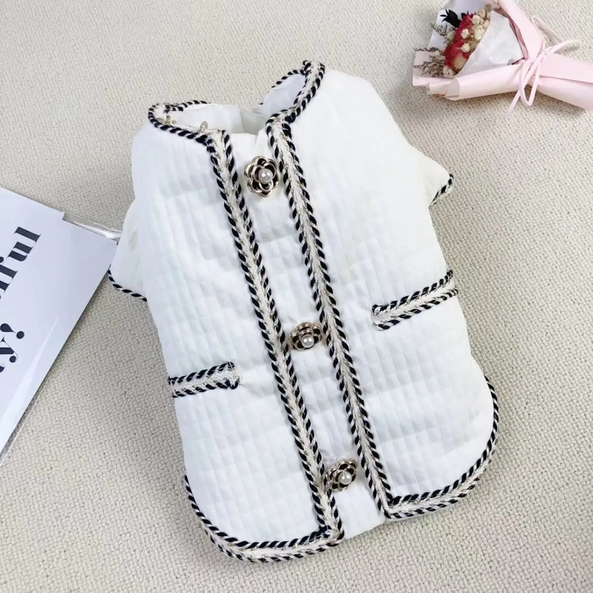 

Puppy Cats Sweater Winter Dogs Clothes For Small Medium Dog Teddy Schnauzer Coat French Bulldog Yorkie Poodle Luxury Sweater