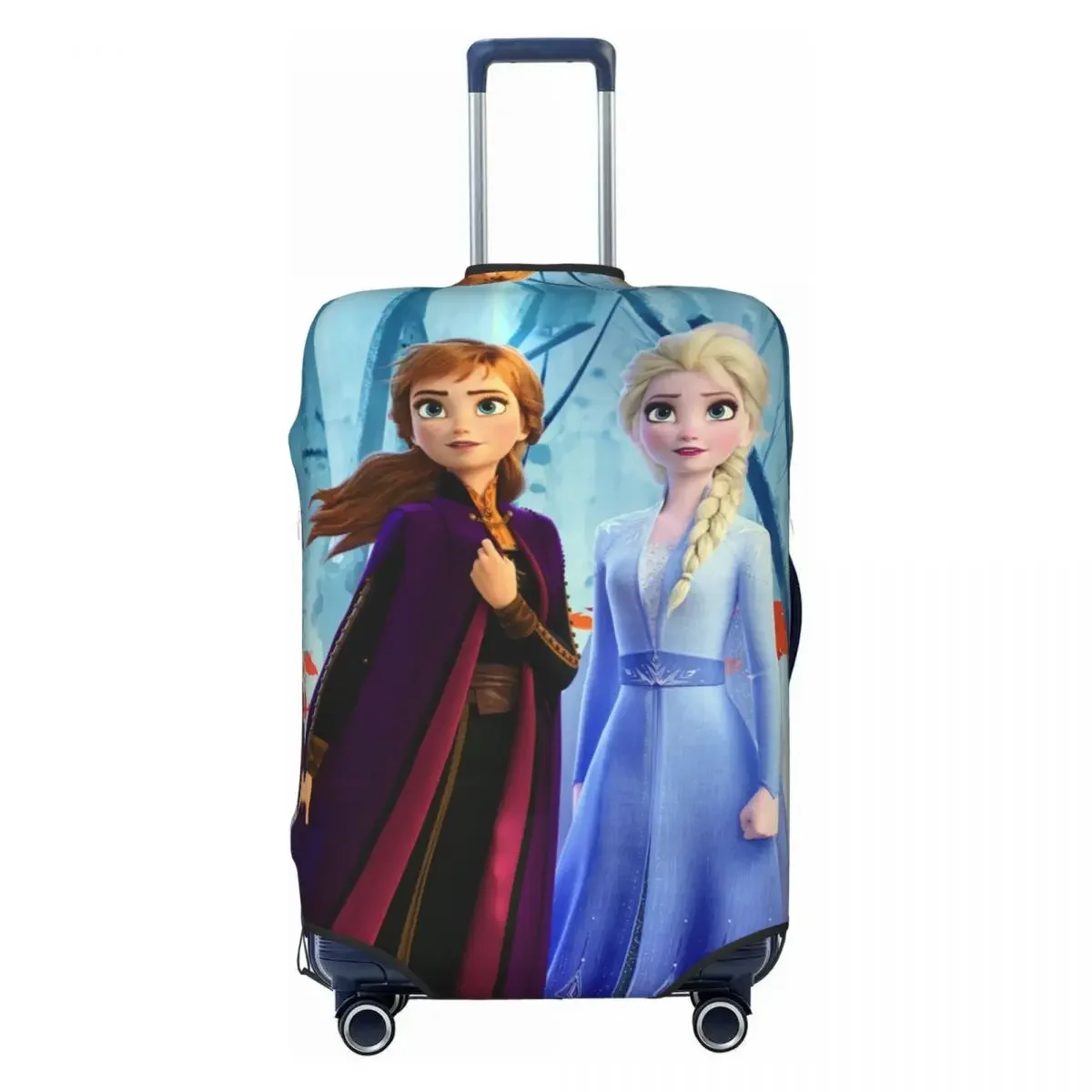 2025 الكرتون المجمدة الأميرة غطاء الأمتعة مضحك حقيبة حامي يغطي دعوى لمدة 18-32 بوصة