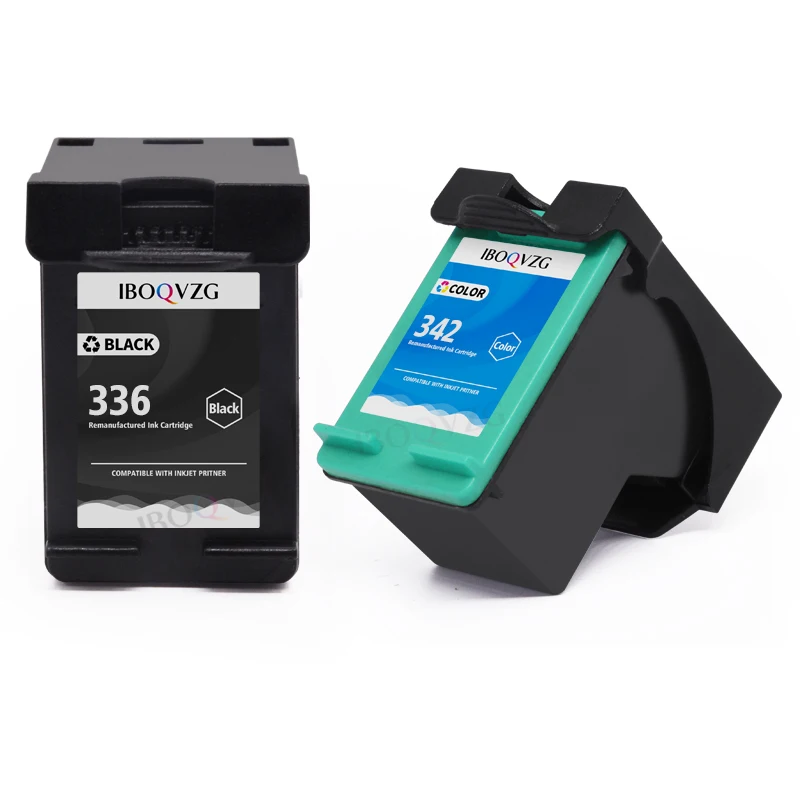 IBOQVZG Compatible Ink Cartridge for hp 336 342 for hp336 for HP342 Deskjet 5440 5420 PSC 1500 1510 2575 C3180 C4180 2570