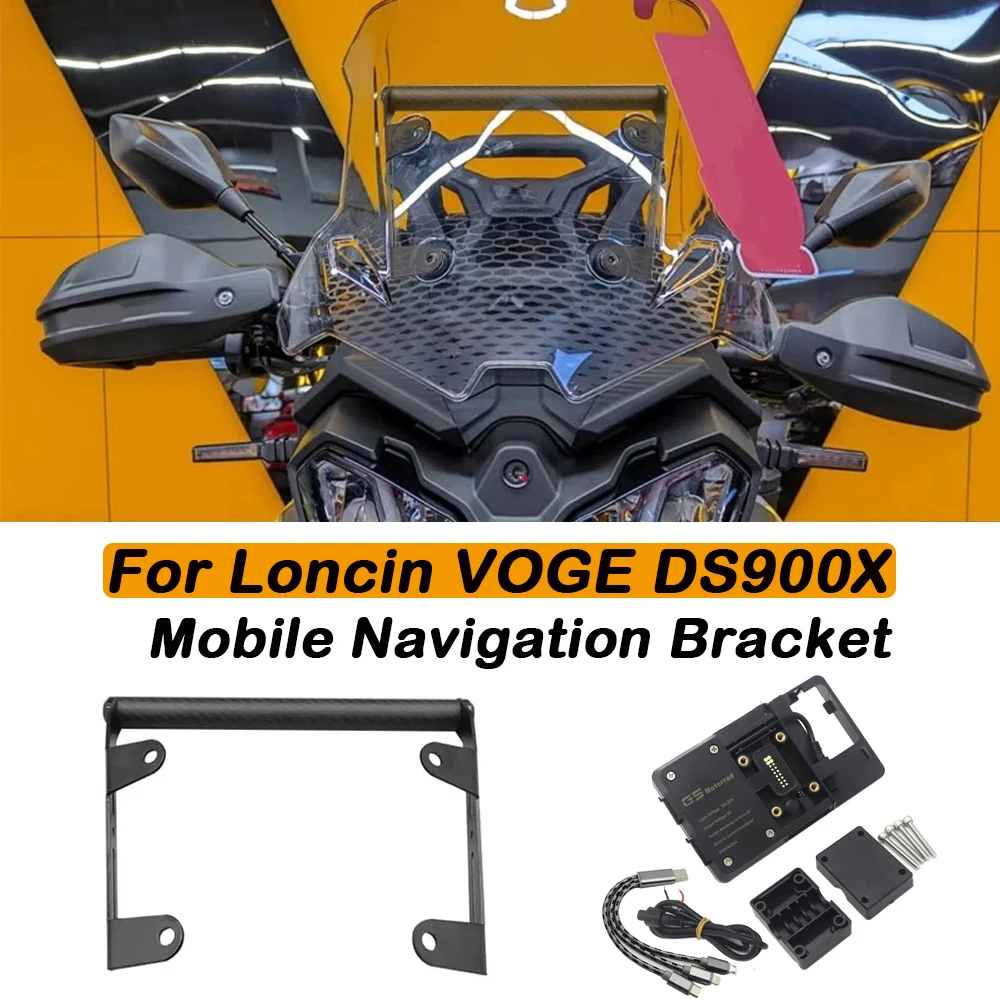 New 2024 DS900X Modified Accessories Motorcycle Mobile Phone Navigation Holder For Loncin VOGE Valico DS 900X DSX 900 GPS Holder