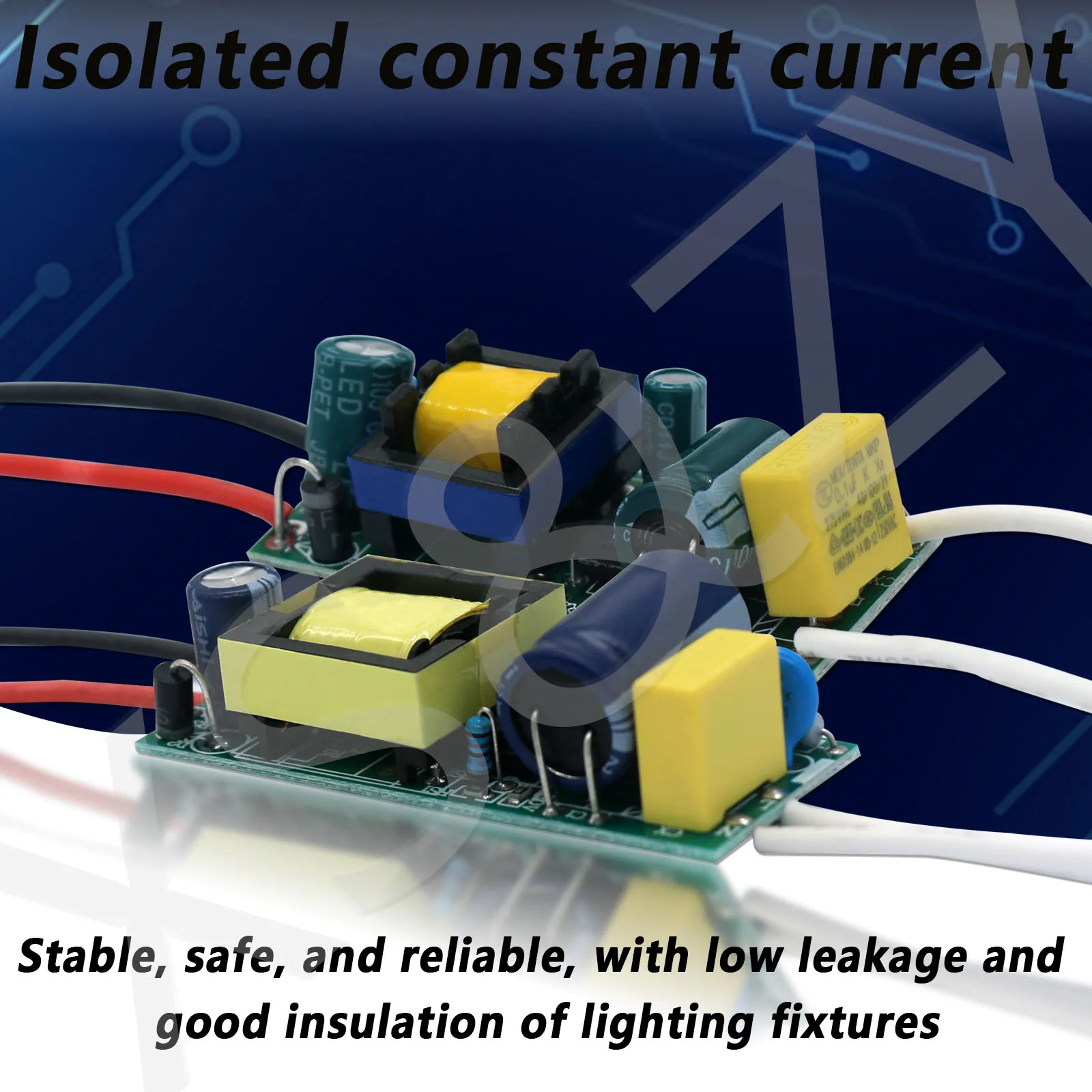 1-3W 4-7W 8-12W 15-18W 20-24W 25-36W LED Driver Power Supply Built Constant Current Lighting AC85-265V 200mA  isolate Transforme