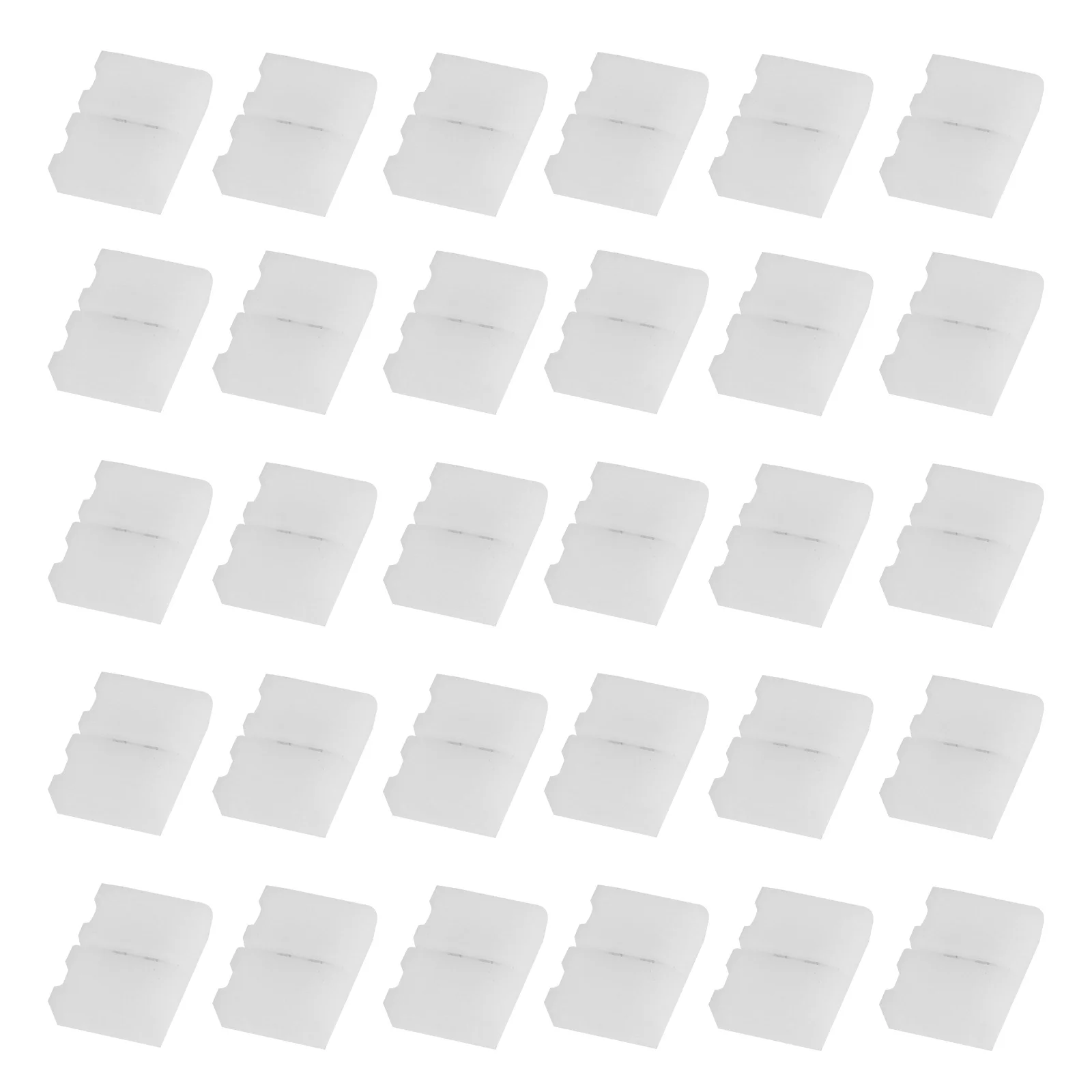 100 قطعة LED موصل الشريط لحام المفاجئة أسفل محول متوافق غير مقاوم للماء مقاوم للماء 8 مللي متر واسعة موصل الشريط الضوئي