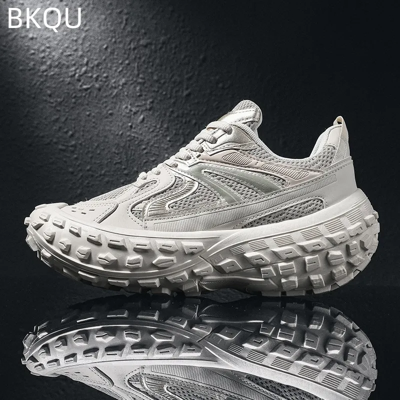 Original Men's Mesh Thick-soled Tire Shoes Casual Sports Shoes Wear-resistant Lightweight Comfortable Breathable Fashion Trend