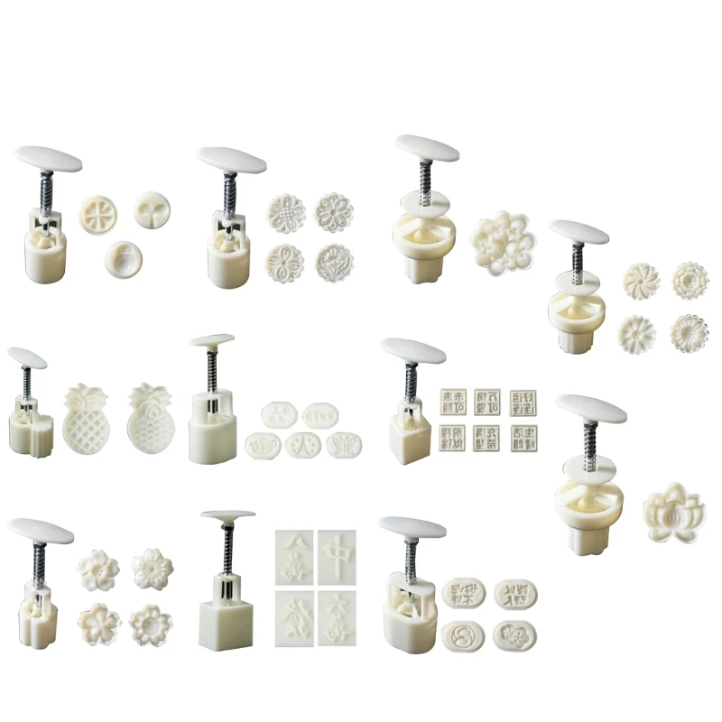 

Mooncake Moulds DIY Baking Accessories Kitchen Tool for Mid-Autumn Festival