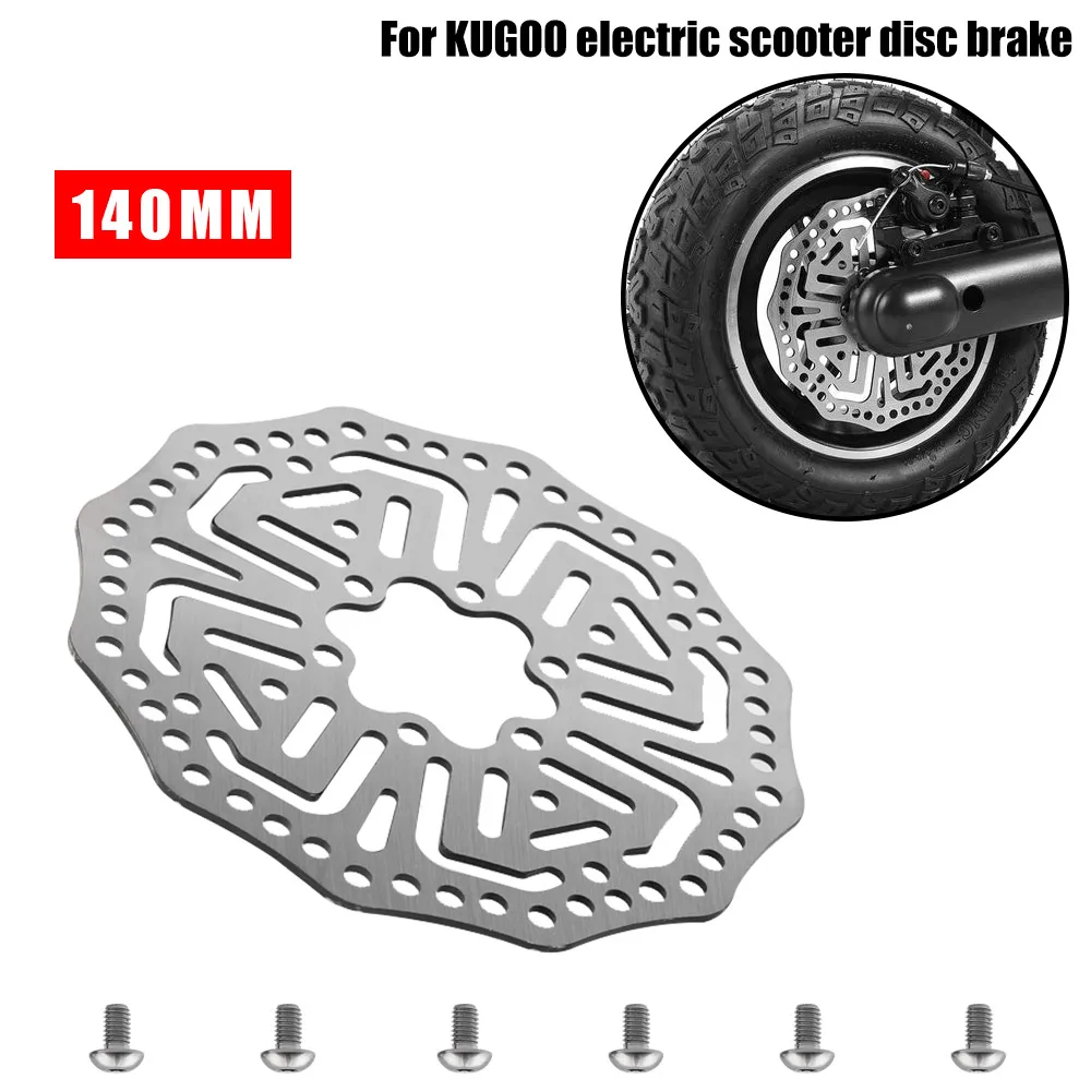 Electric Scooter 140mm Brake Disc Rotor Pad Replacement Parts for Kugoo G2 Pro KUGOO M4 PRO scooter Brake Disc Rear Wheel Disc