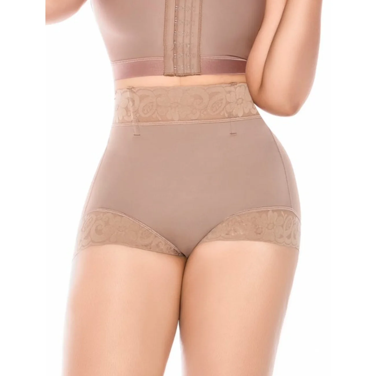 

Бесшовные шорты с высокой талией, подтягивающие бедра, женские дышащие трусики с эффектом пуш-ап, корректирующее нижнее белье