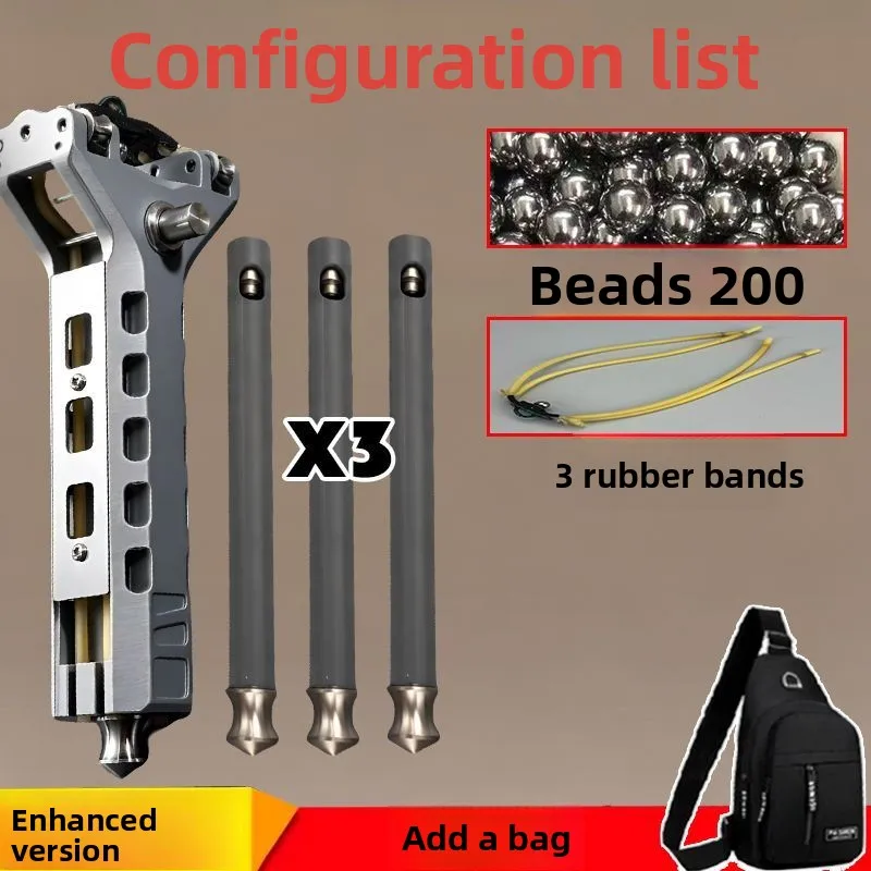 Automatic Slingshot Adult Outdoor Shooting Competition Specialized Slingshot Toy HALF METAL HALF PLASTIC 3D Print Sling Shot image 3