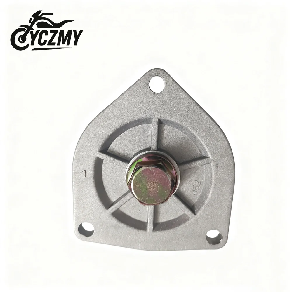 Tapón de drenaje de aceite para motocicleta Suzuki, cubierta de filtro, cubierta inferior de tornillo, placa triangular para GN125 GS125 EN125