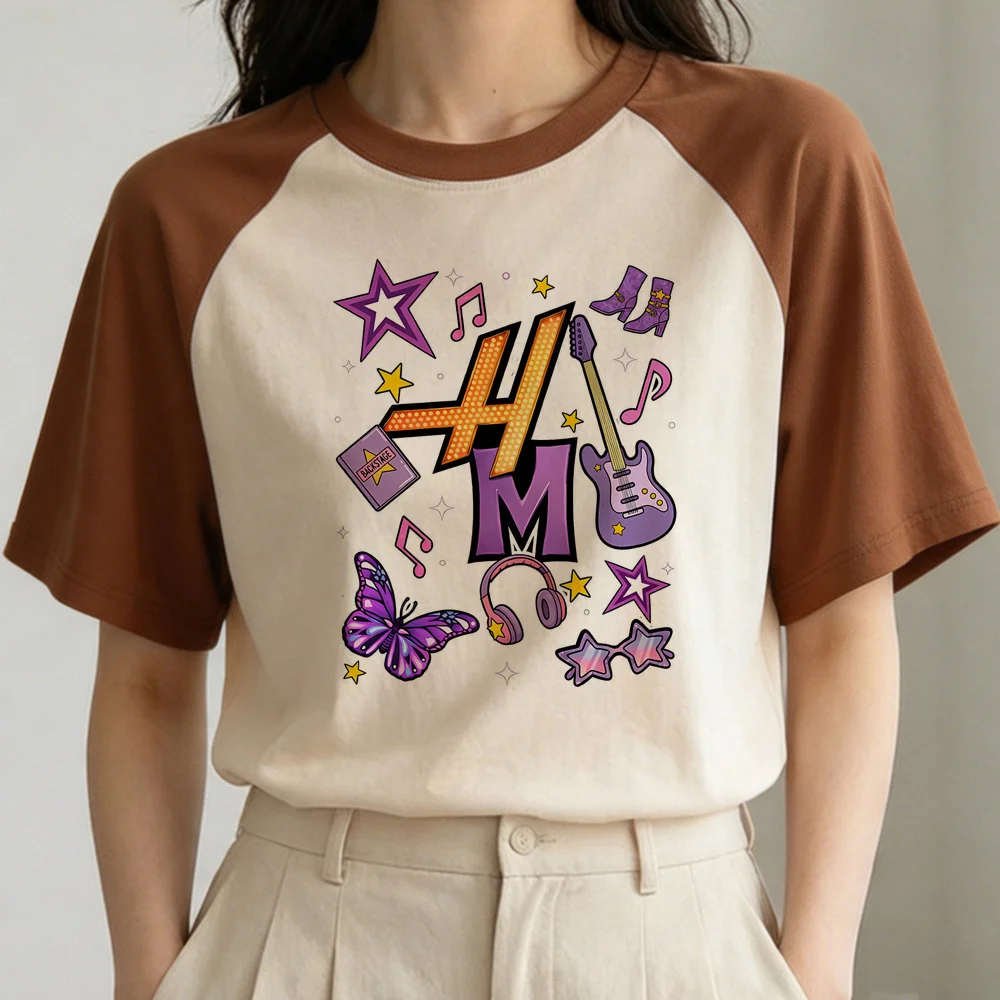 Hannah Montana t-shirt teen streetwear scene  emo gyaru shirt goth kawaii graphic baddie alternative