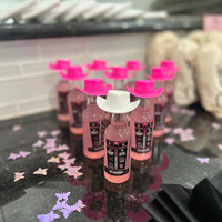 10PCS Mini Cowboy Hat Shooter Topper Disco Cowgirl Hats for Bachelorette Party Favors Bridal Party Gifts Wine Bottle Drink Tops