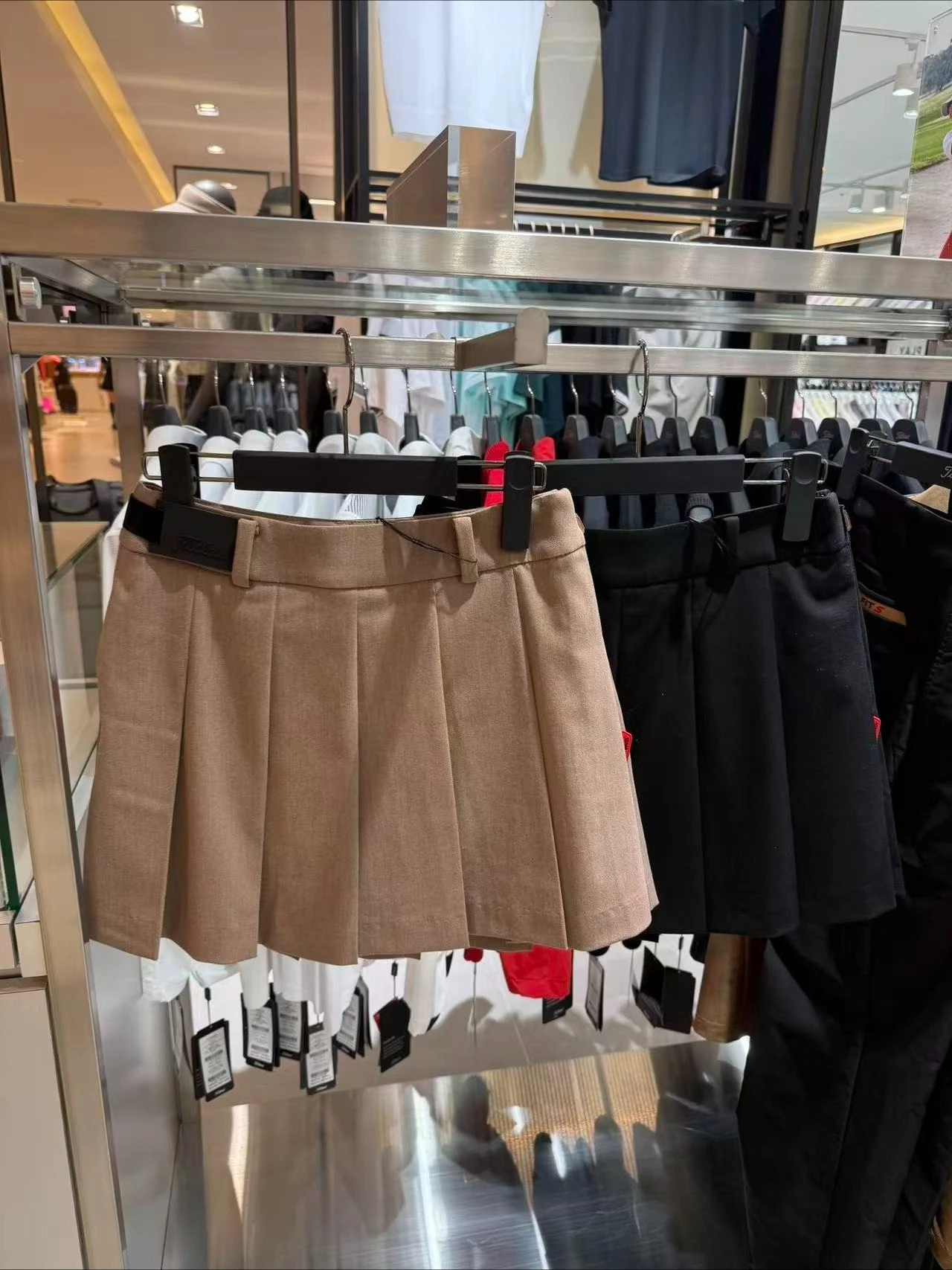 Women High End Pleated Golf Skirt Elegant Draping Quick Dry Skort, Brighten Skin Tone, Versatile for Golf Baseball Sports
