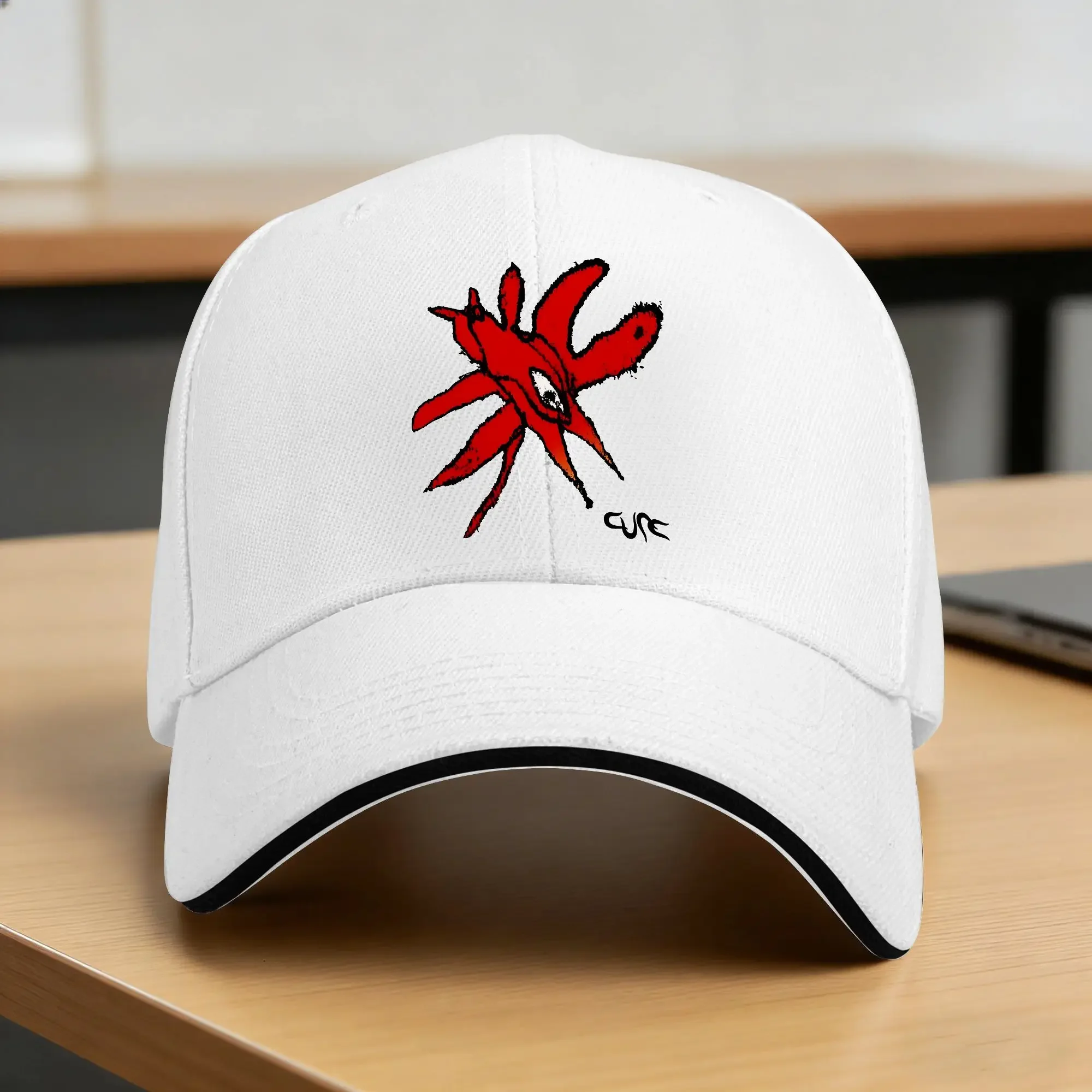 Boné de beisebol Cured Wish Amoeba unissex, design para adolescentes, boné casual de verão para esportes ao ar livre, boné snapback para proteção solar