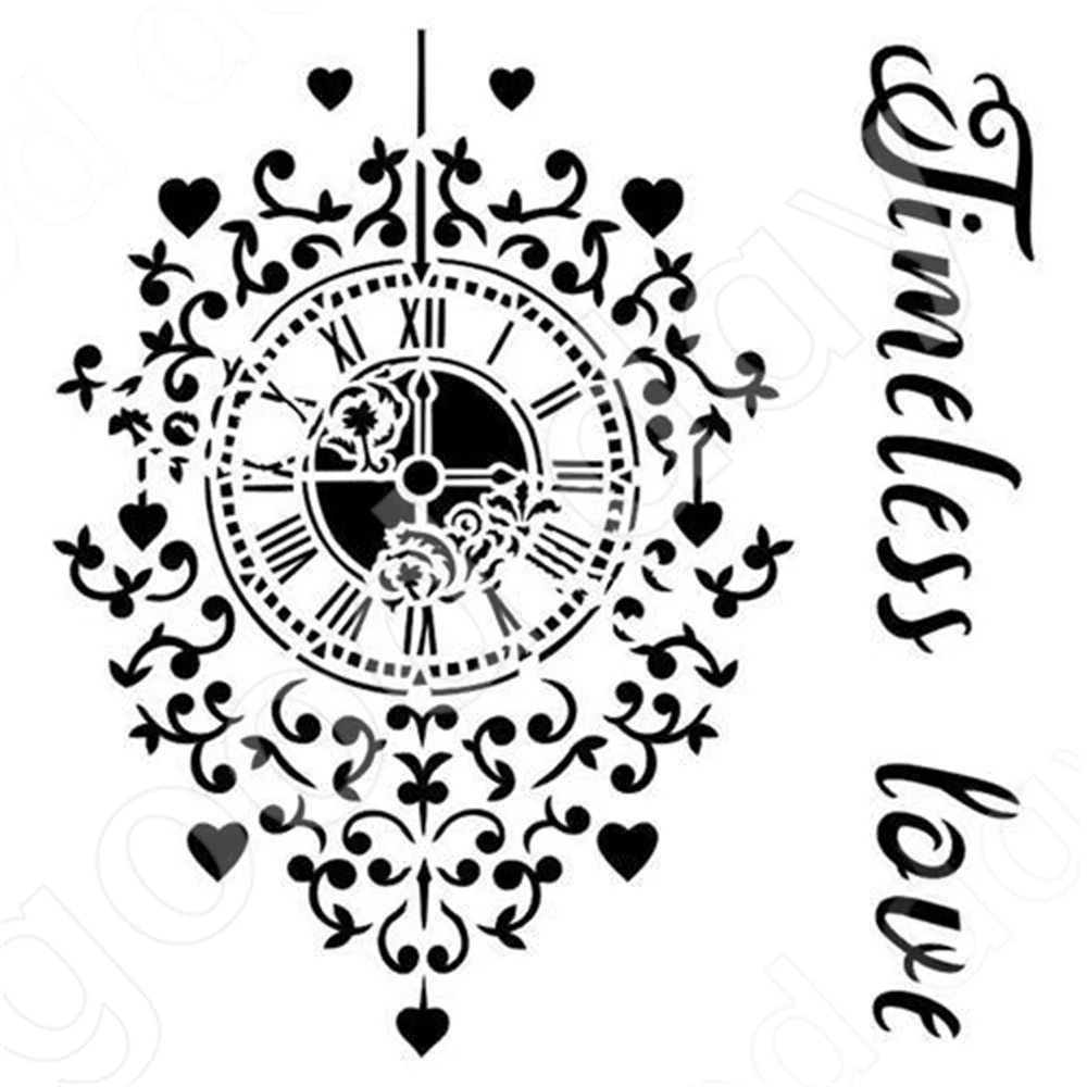 Eternal Love Metal Cutting Stencils Journaling Scrapbooking Craft Engraving Making Stencils Holiday Greeting Cards