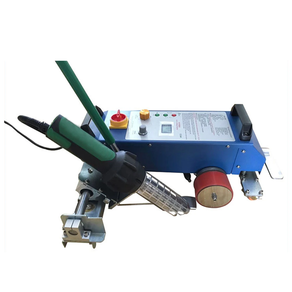3400B Automatic Hot Air Welding Machine PVC Tarpaulin Welder For Tent Banner Waterproof Membrane Seaming