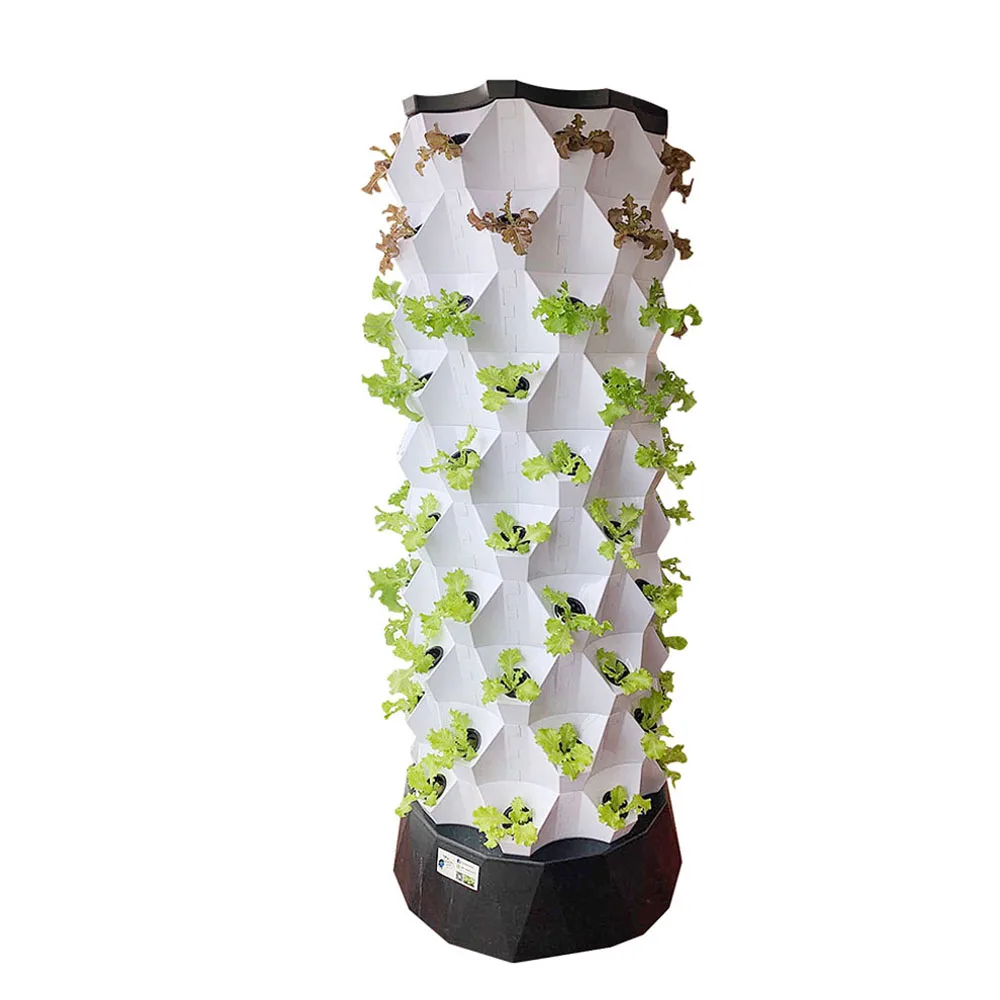 Indoor Garden 8 Layers Aeroponic Tower Hydroponic Growing Systems Vertical Pineapple Tower